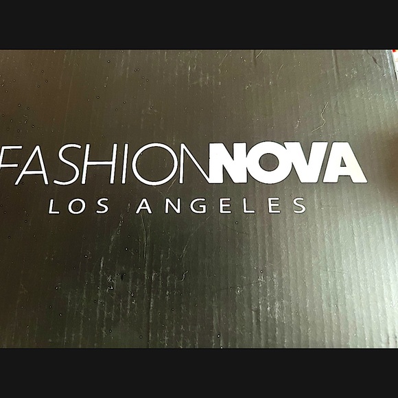Fashion Nova, 5” chunk heel, suede black tie ups. - Picture 3 of 7